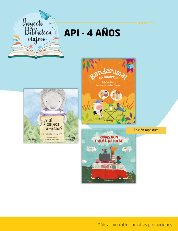 Biblioteca viajera API - 4 años